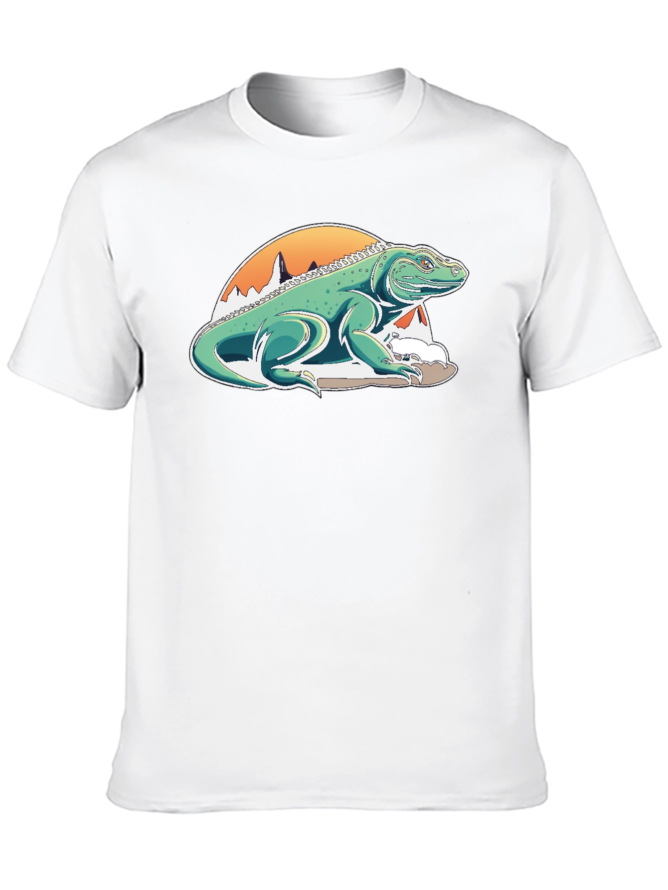 Komodo Dragon Graphic Tee - Unique Mountain Design
