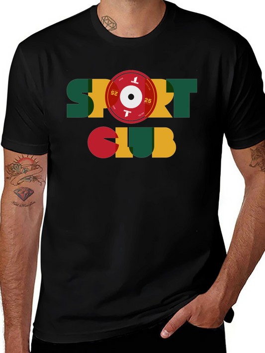 Sport Club Graphic Tee - Fitness Inspired Design