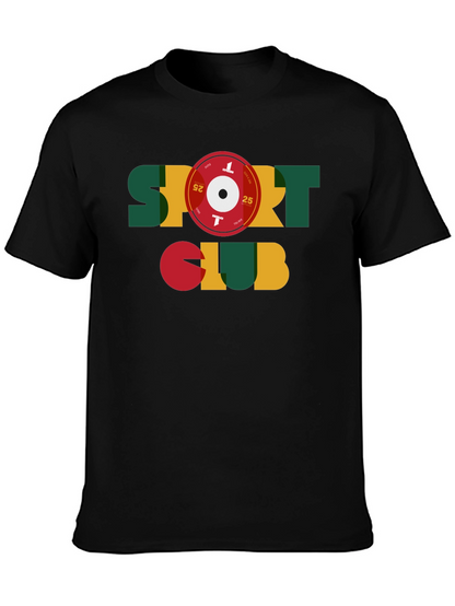 Sport Club Graphic Tee - Fitness Inspired Design
