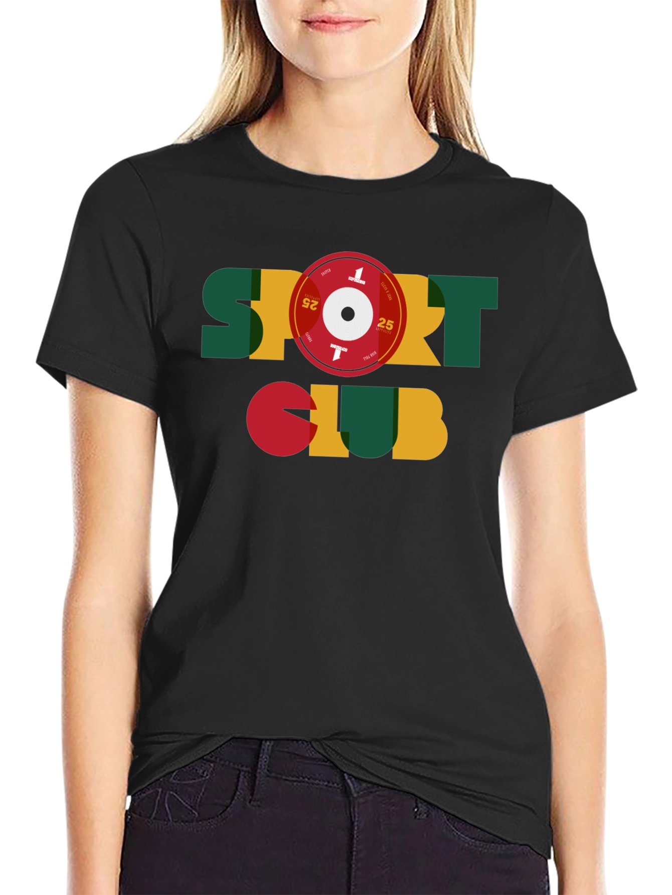 Sport Club Graphic Tee - Fitness Inspired Design