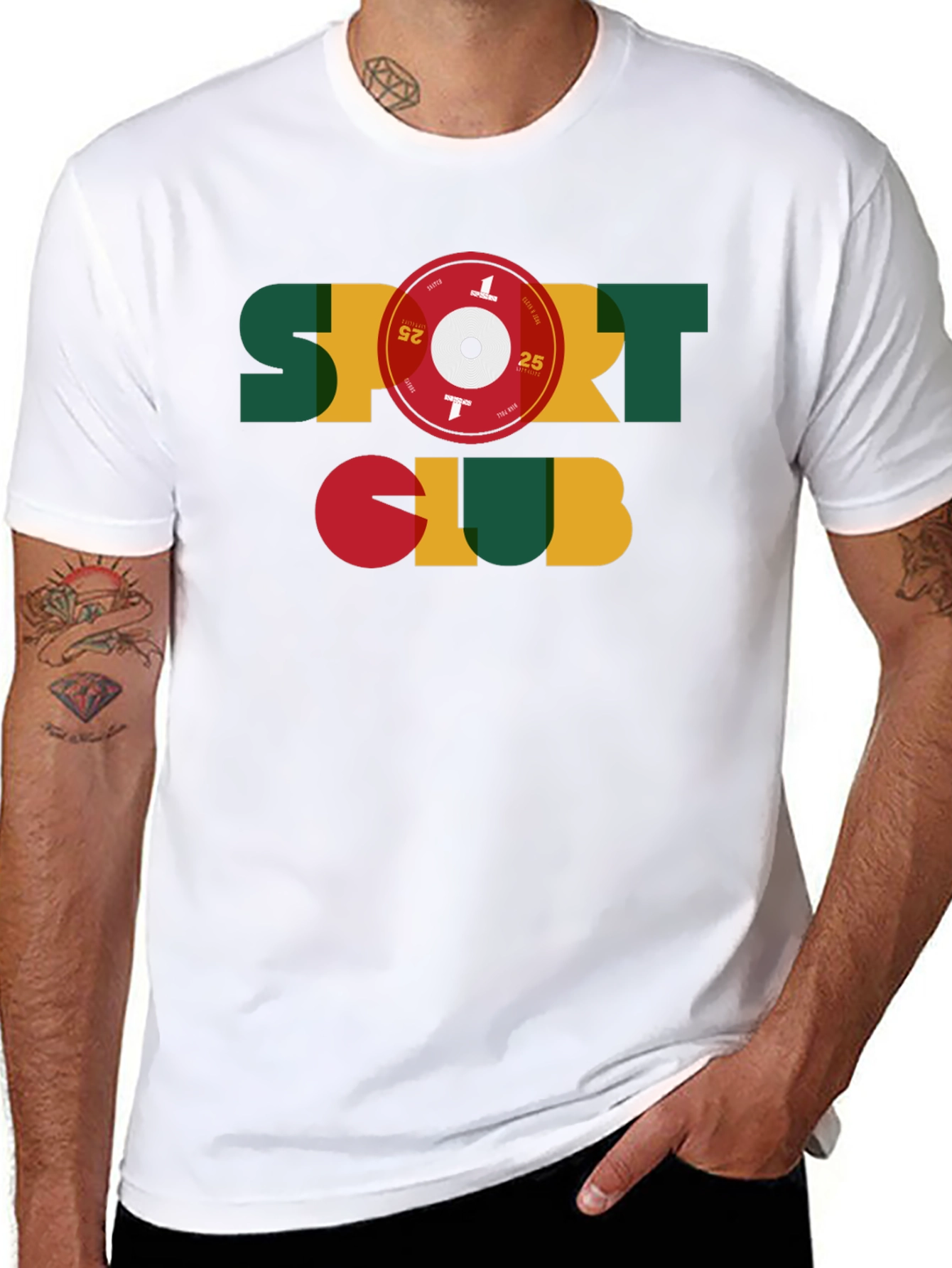 Sport Club Graphic Tee - Fitness Inspired Design