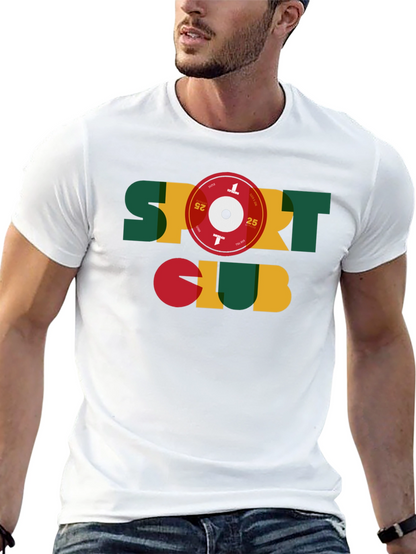 Sport Club Graphic Tee - Fitness Inspired Design