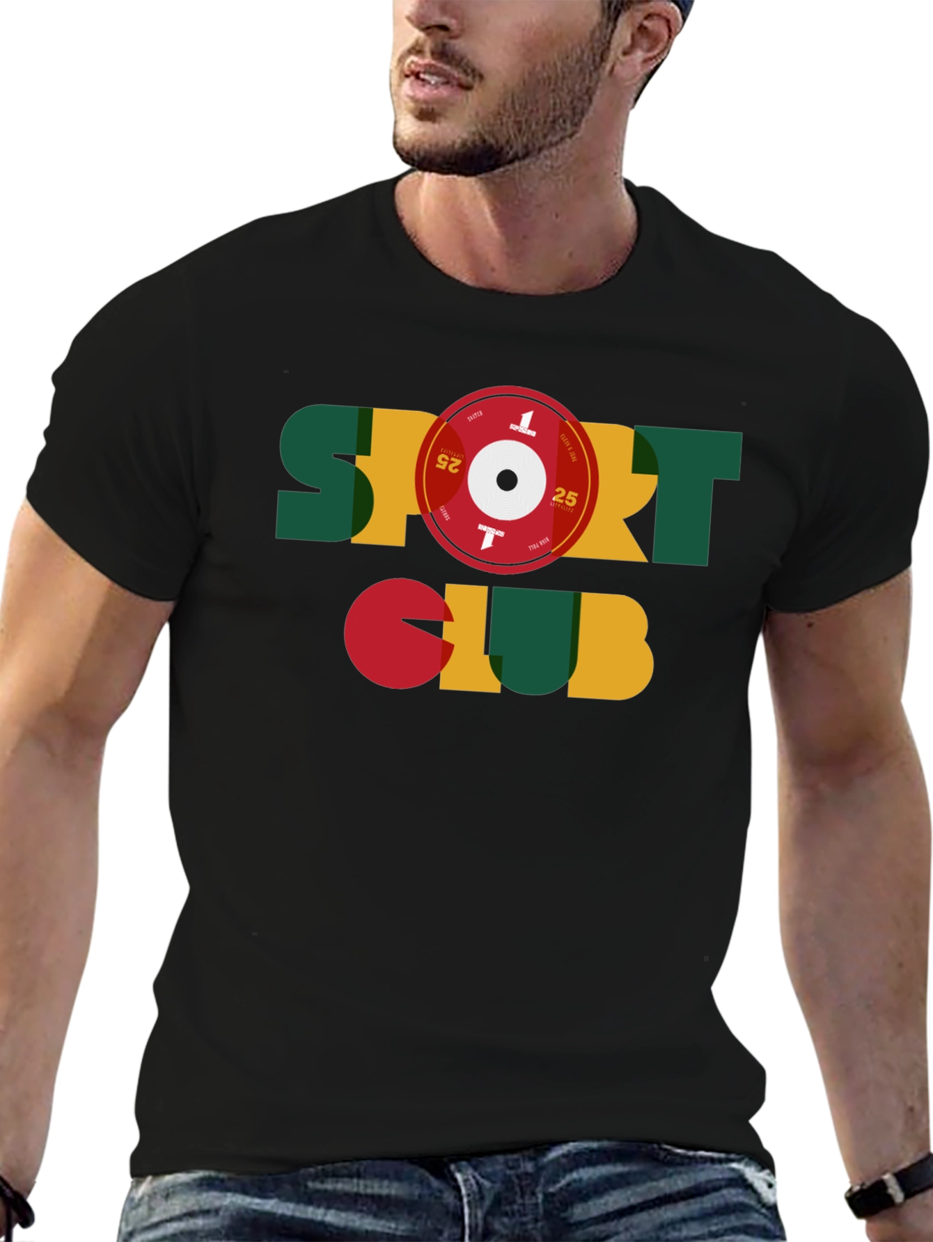 Sport Club Graphic Tee - Fitness Inspired Design