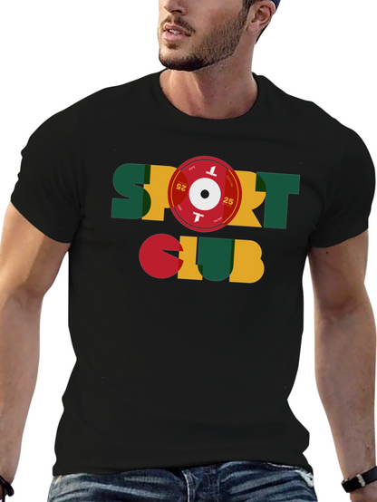 Sport Club Graphic Tee - Fitness Inspired Design