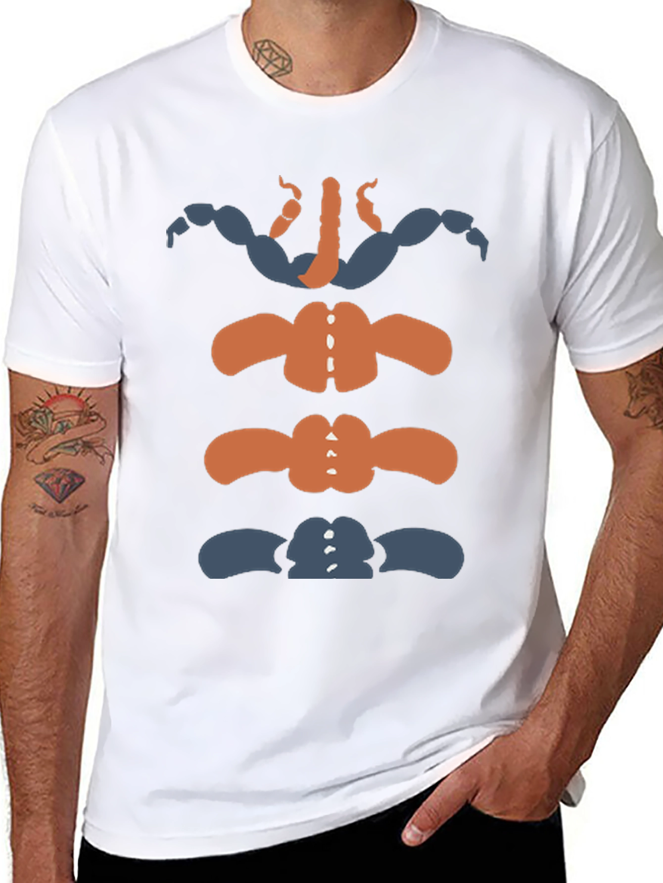 Novelty Bodybuilding Skeleton Graphic T-Shirt