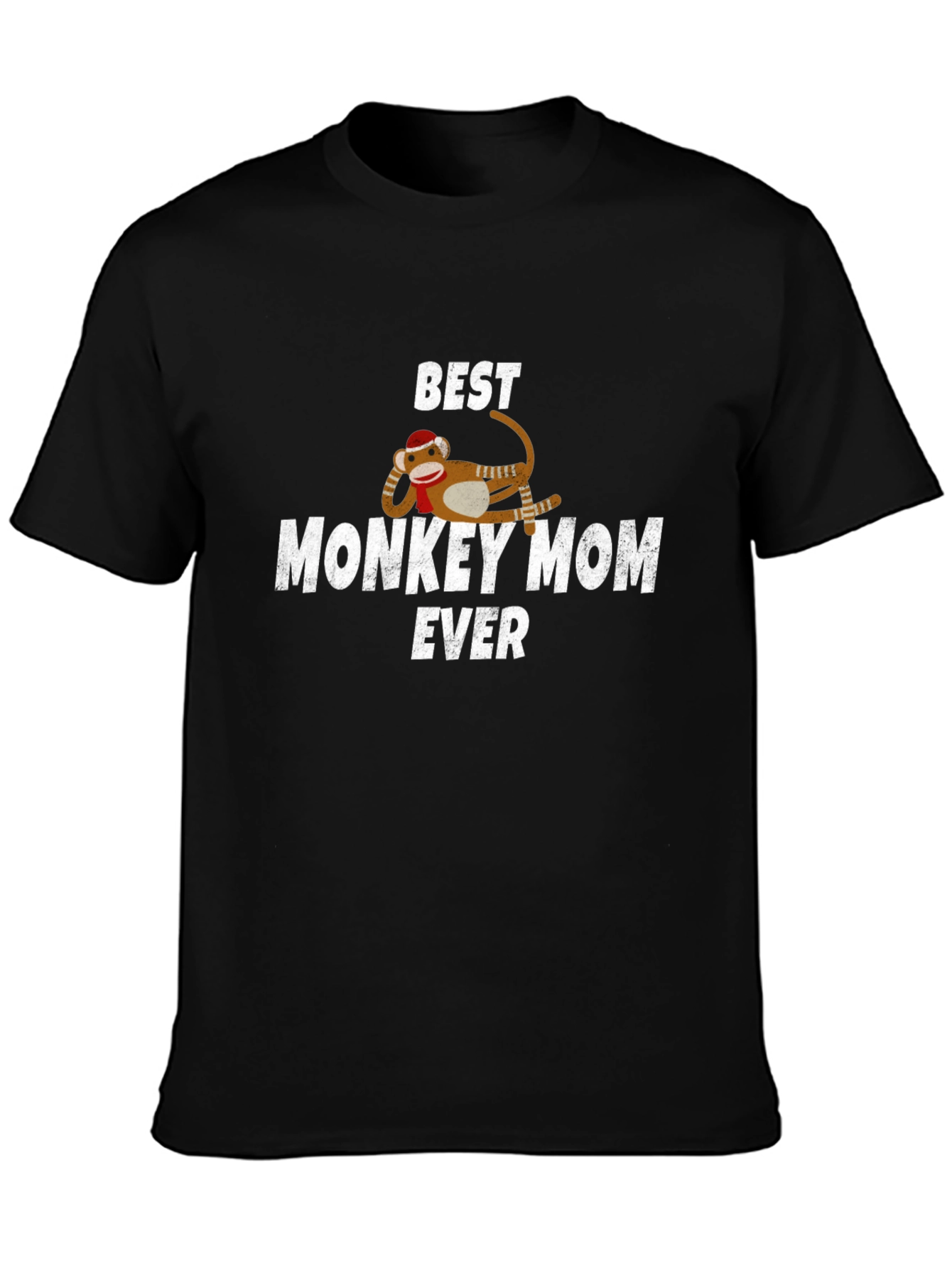 Best Monkey Mom Ever T-Shirt - Novelty Graphic Tee