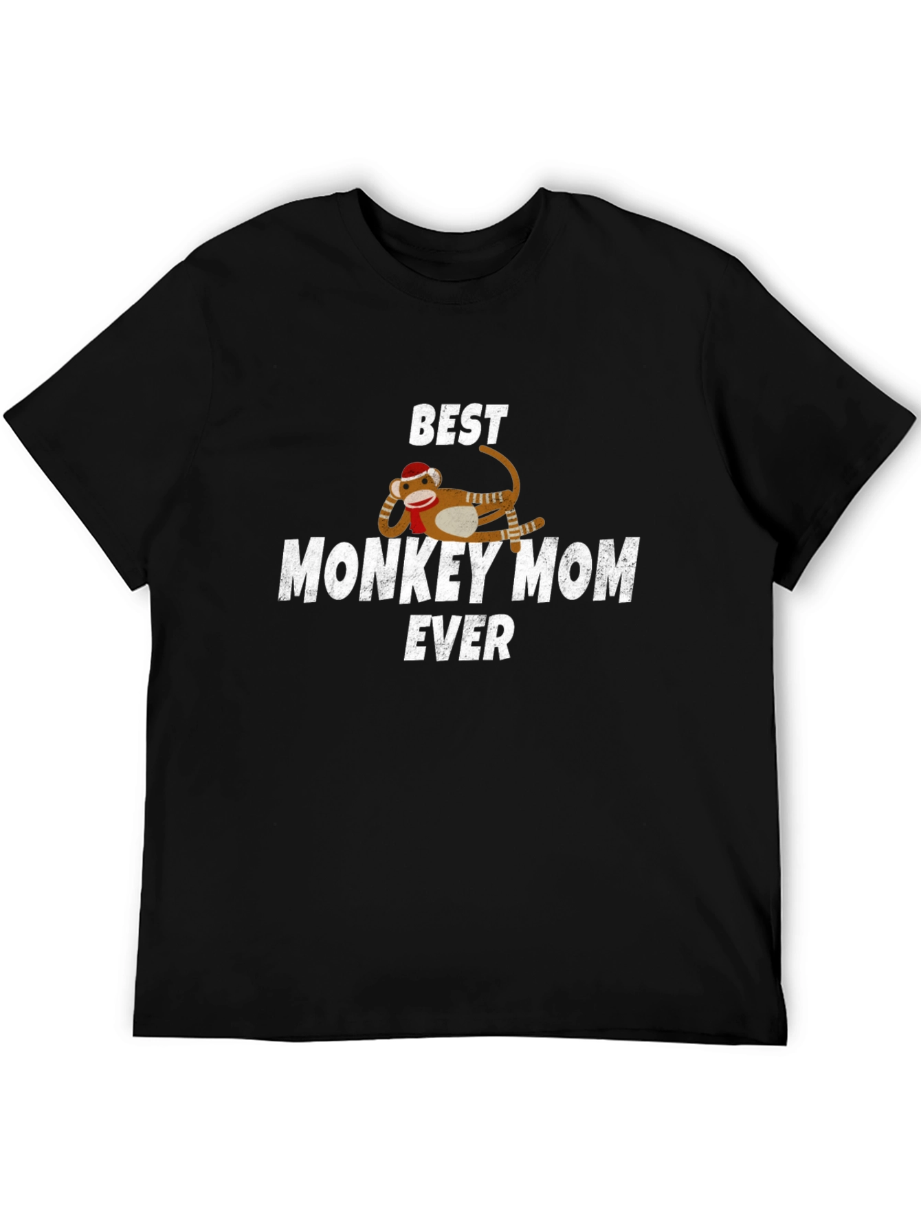 Best Monkey Mom Ever T-Shirt - Novelty Graphic Tee