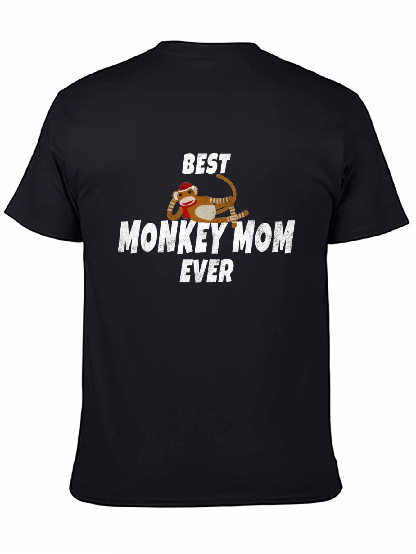 Best Monkey Mom Ever T-Shirt - Novelty Graphic Tee