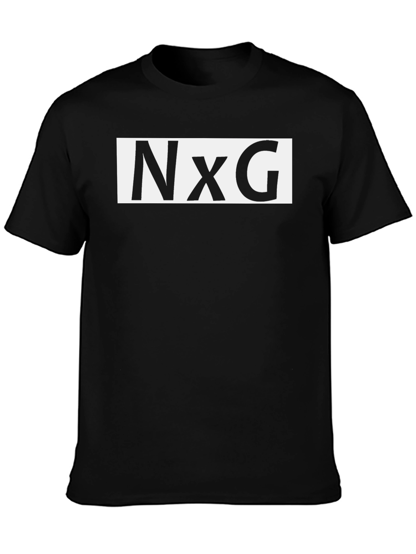 NxG Graphic Tee - Black Cotton Blend Casual Style