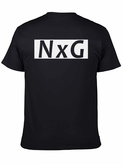 NxG Graphic Tee - Black Cotton Blend Casual Style