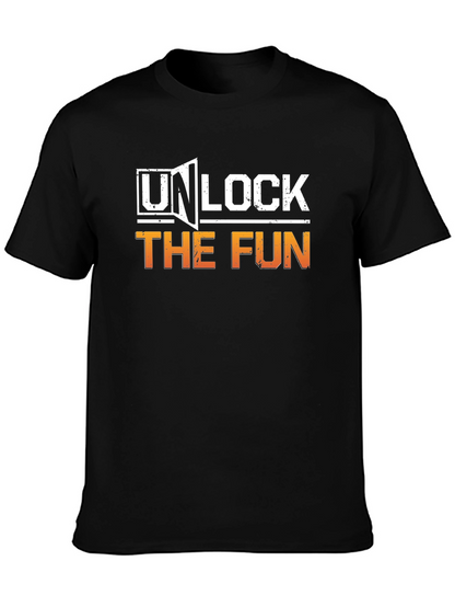 Unlock The Fun Graphic T-Shirt - Stylish Casual Wear