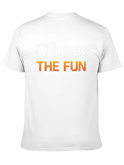 Unlock The Fun Graphic T-Shirt - Stylish Casual Wear