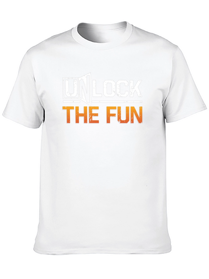 Unlock The Fun Graphic T-Shirt - Stylish Casual Wear
