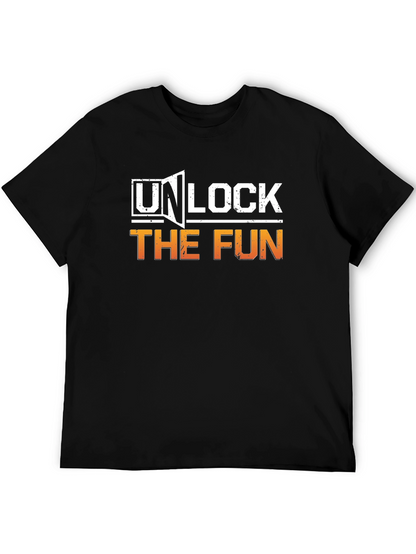 Unlock The Fun Graphic T-Shirt - Stylish Casual Wear