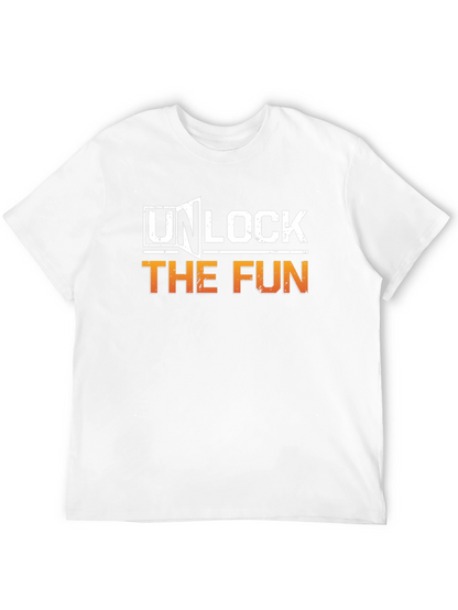 Unlock The Fun Graphic T-Shirt - Stylish Casual Wear
