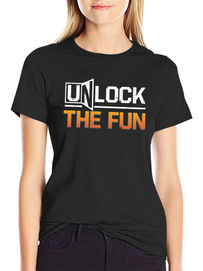 Unlock The Fun Graphic T-Shirt - Stylish Casual Wear