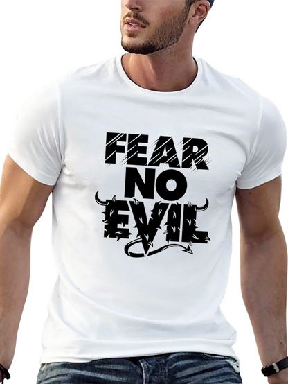 Fear No Evil Graphic T-Shirt - Black