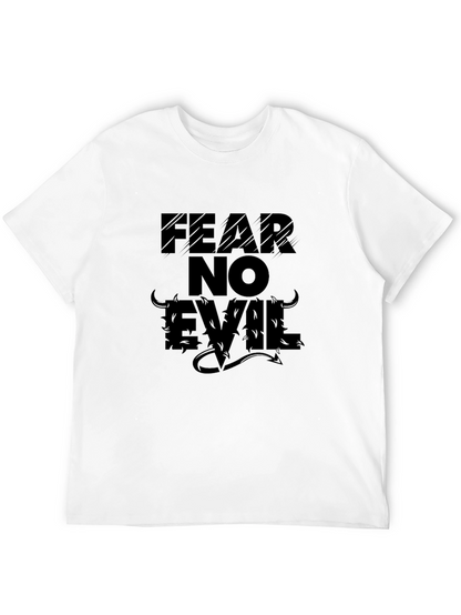 Fear No Evil Graphic T-Shirt - Black