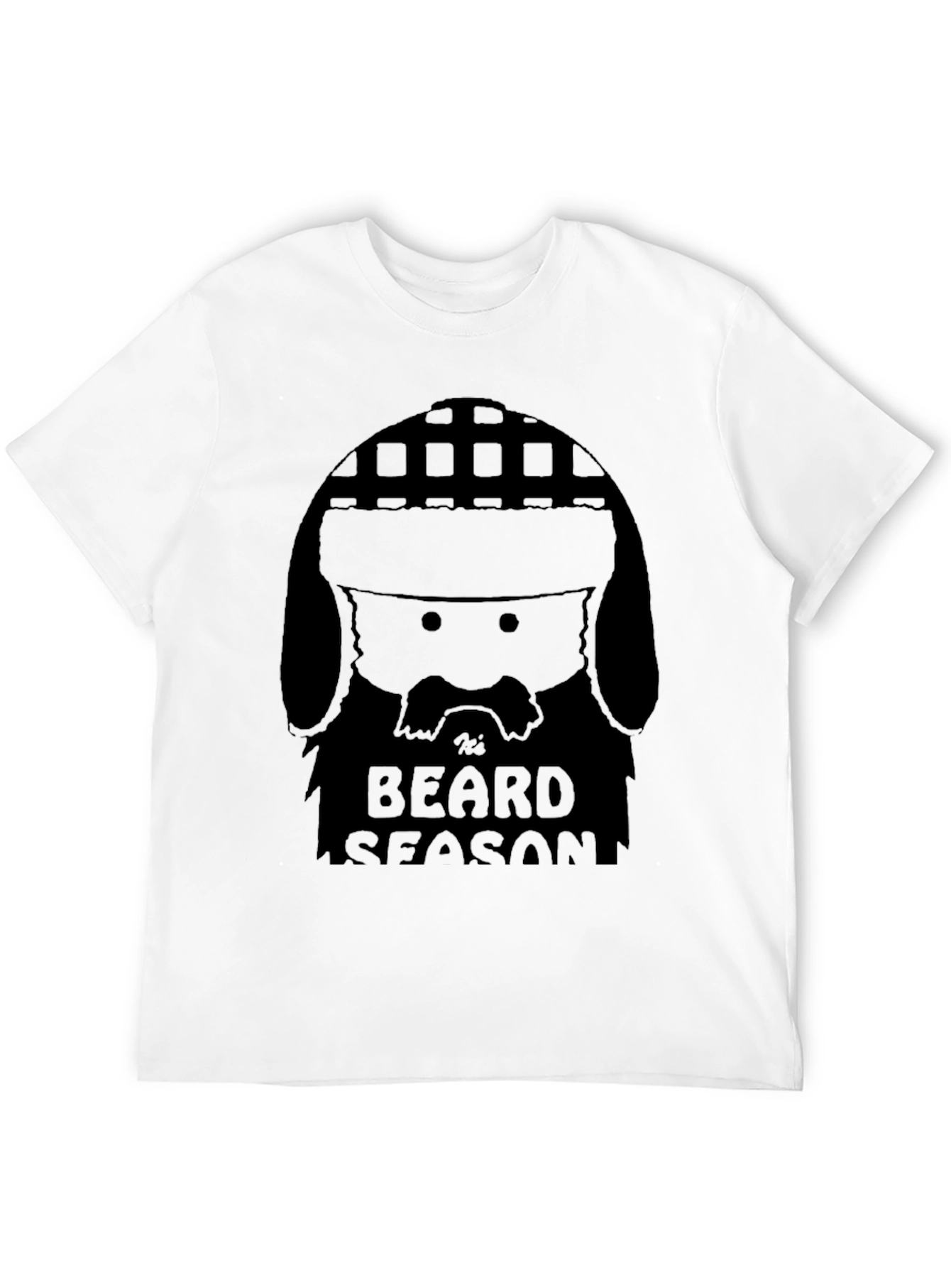 Mens Black Tis Beard Season Graphic T-Shirt