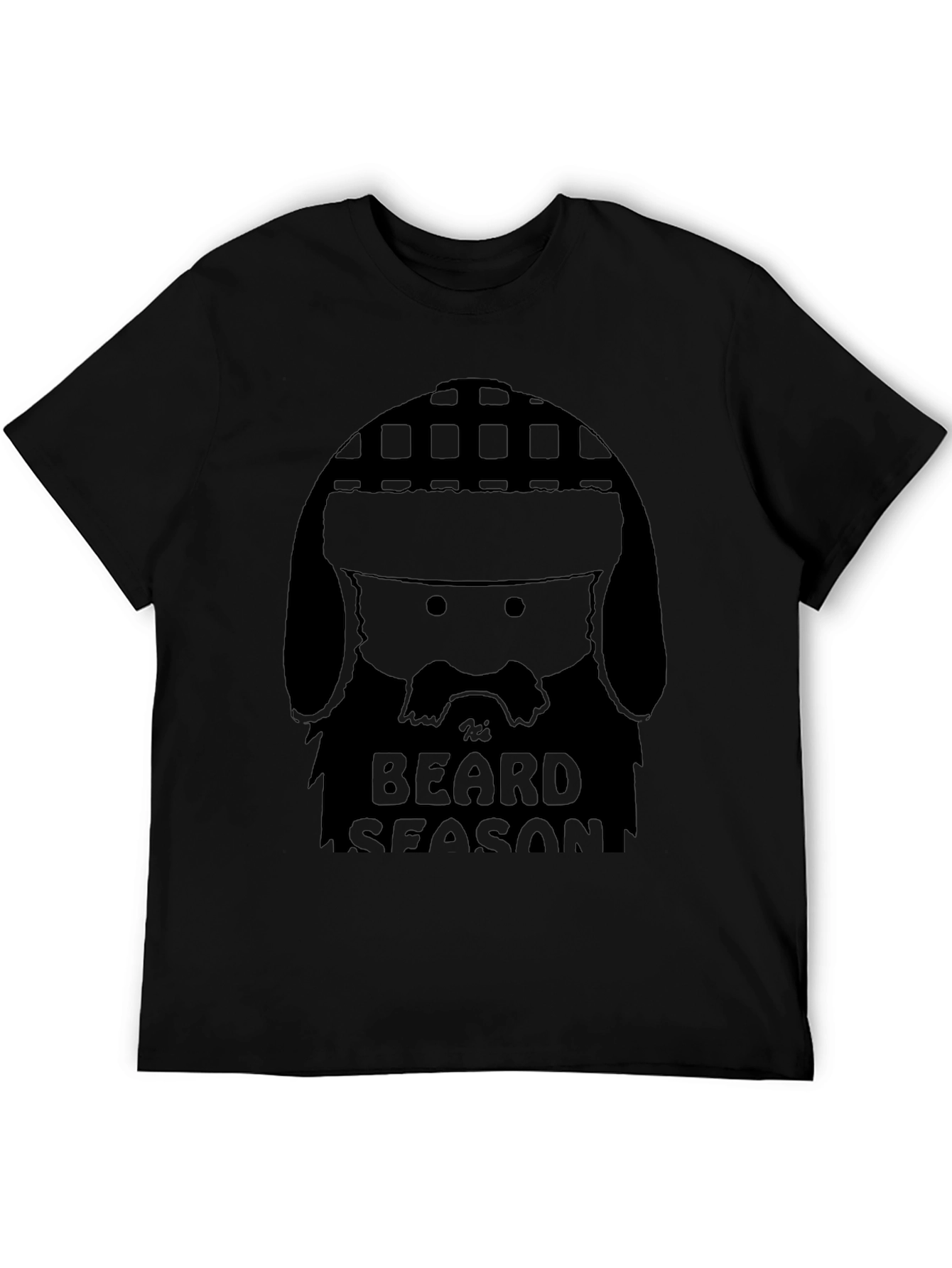 Mens Black Tis Beard Season Graphic T-Shirt