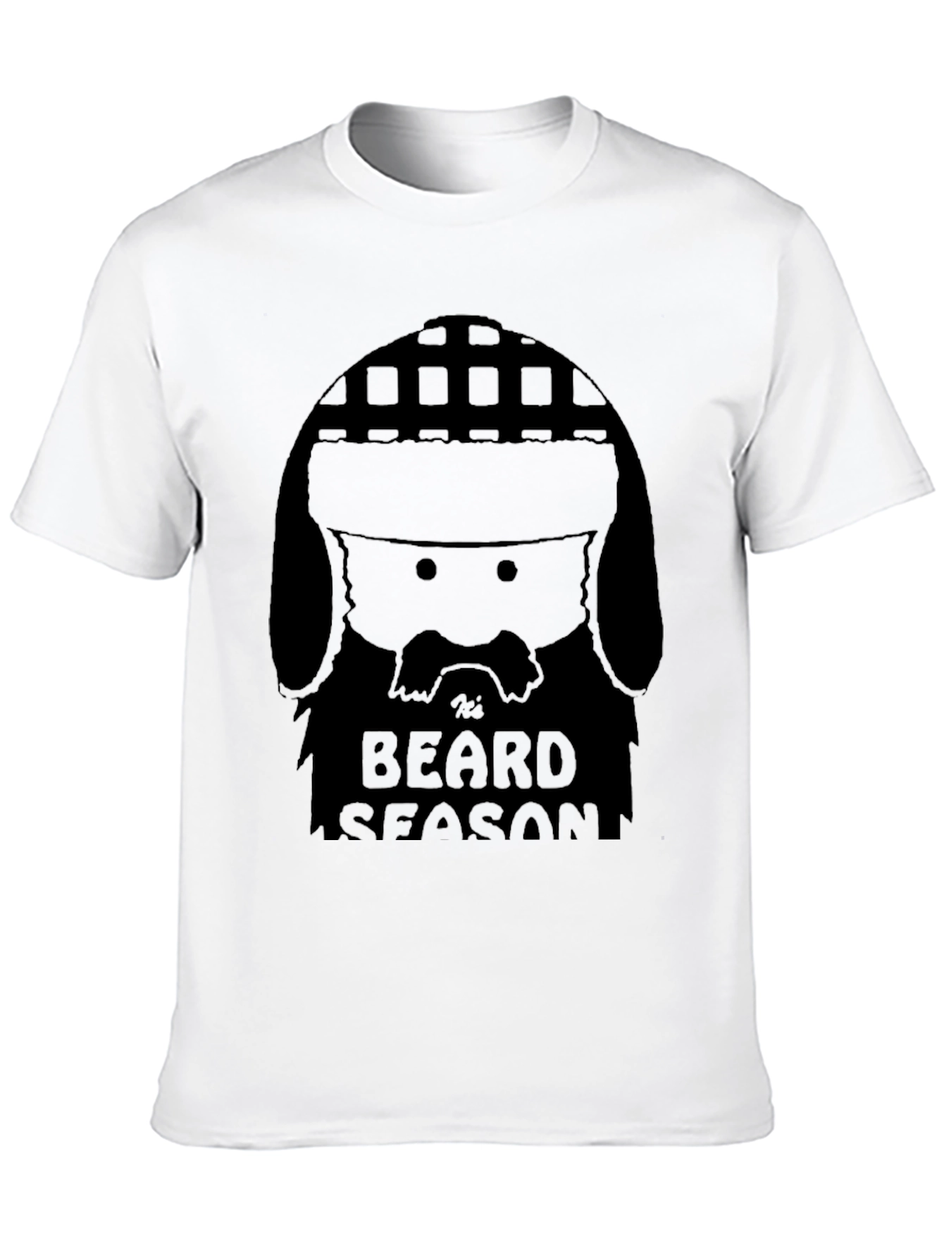 Mens Black Tis Beard Season Graphic T-Shirt