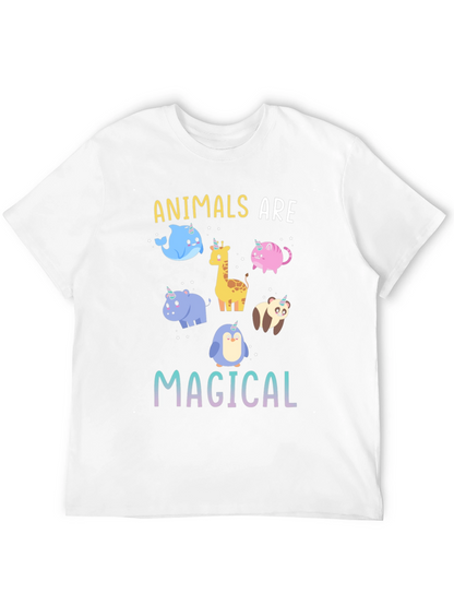 Magical Animals Unicorn Graphic T-Shirt