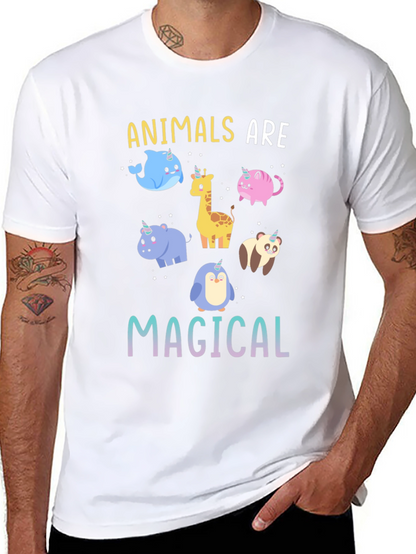 Magical Animals Unicorn Graphic T-Shirt