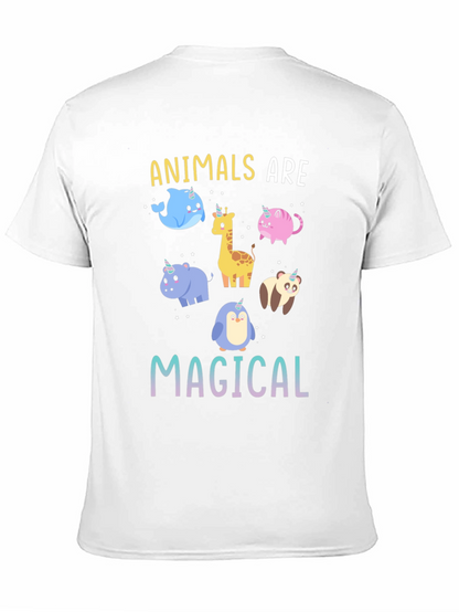 Magical Animals Unicorn Graphic T-Shirt