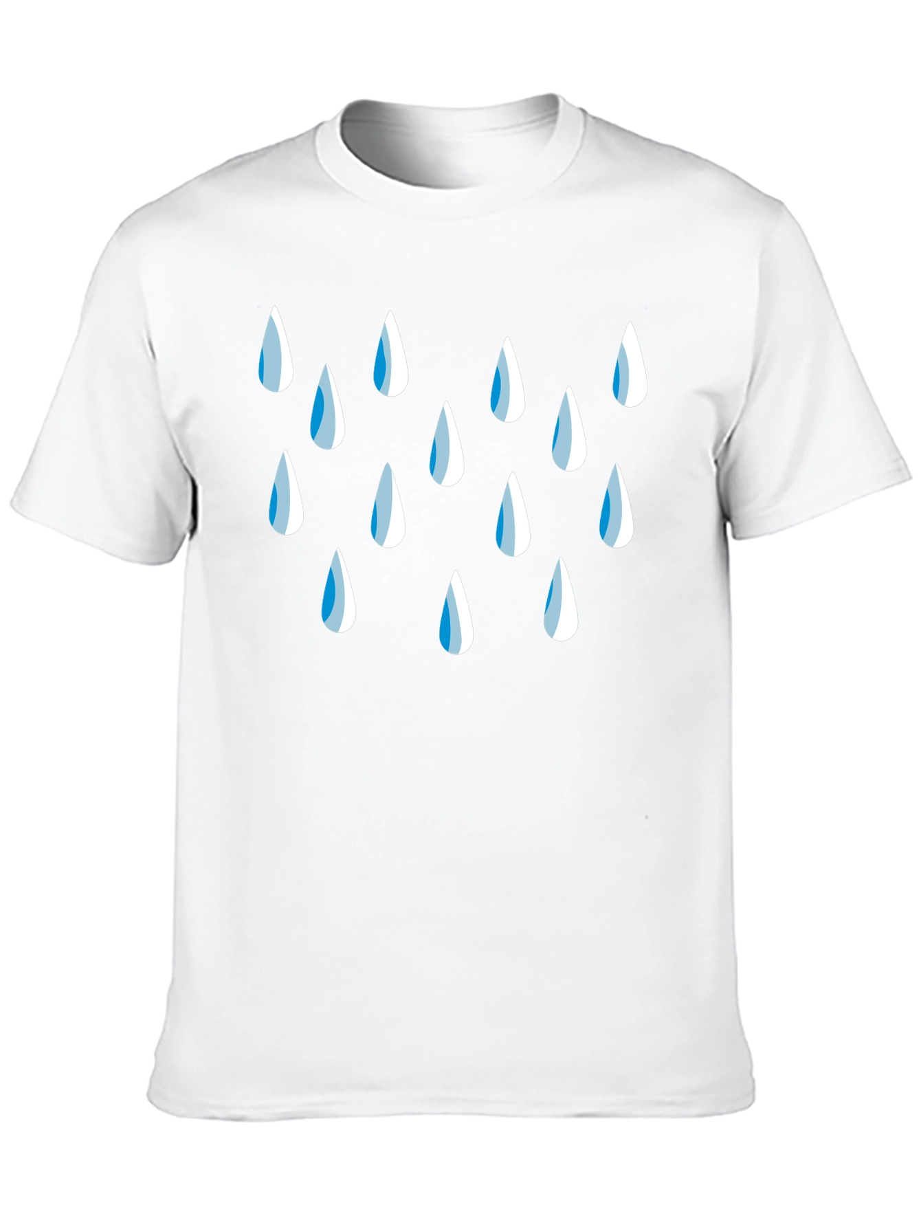 Raindrop Graphic Black T-Shirt
