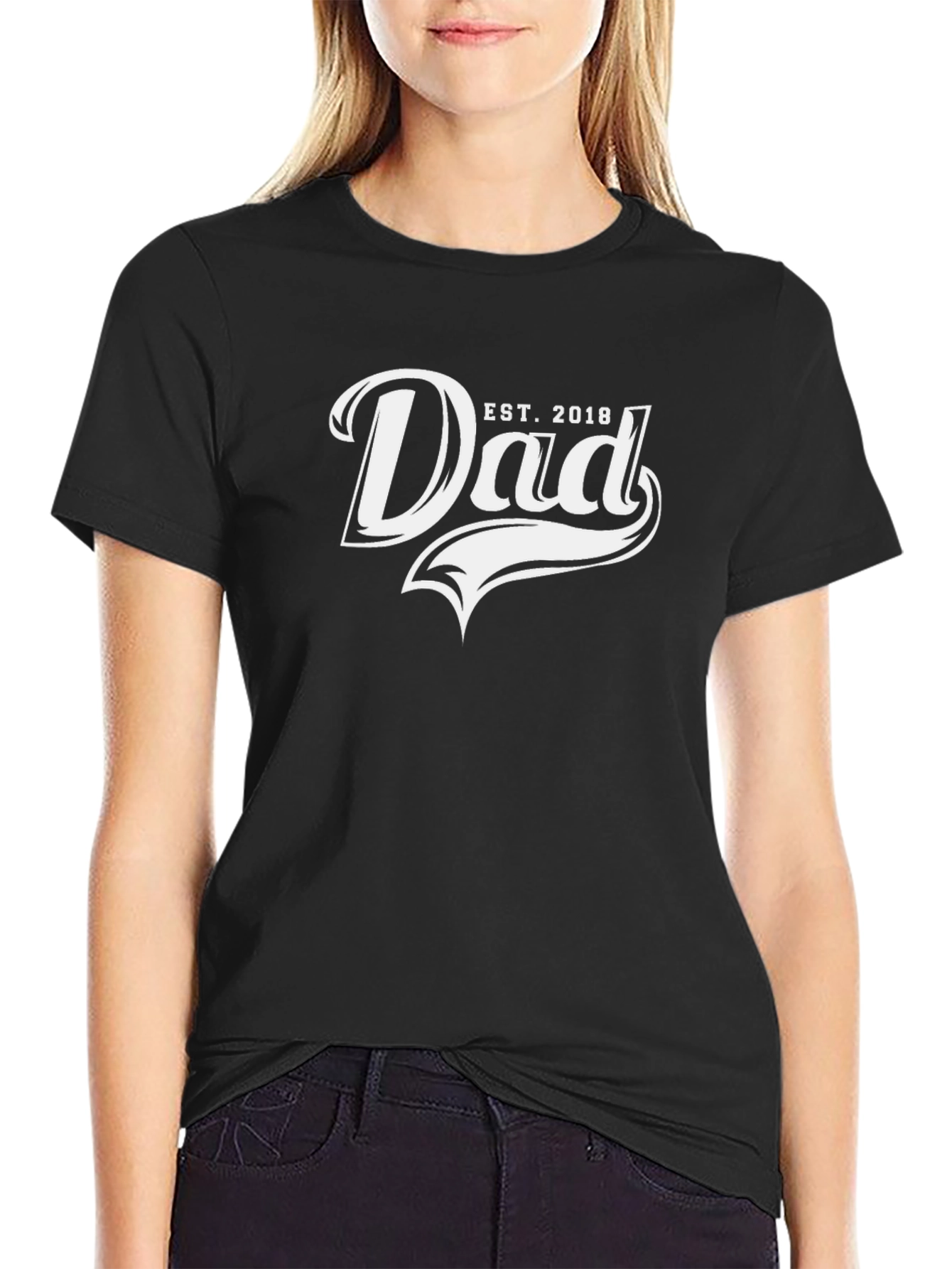 Dad Est. 2018 Graphic T-Shirt