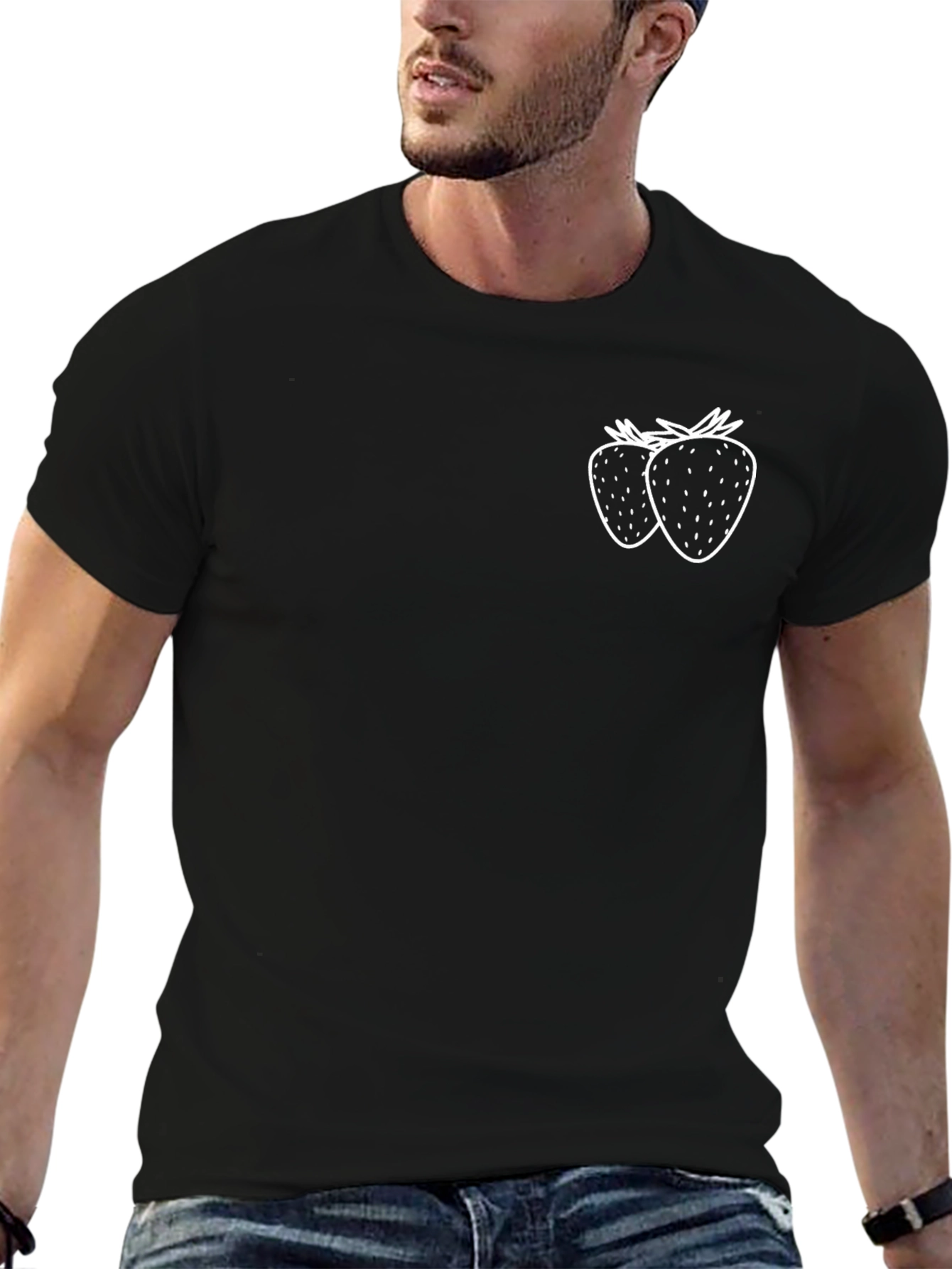 Strawberry Graphic Tee - Stylish & Comfortable