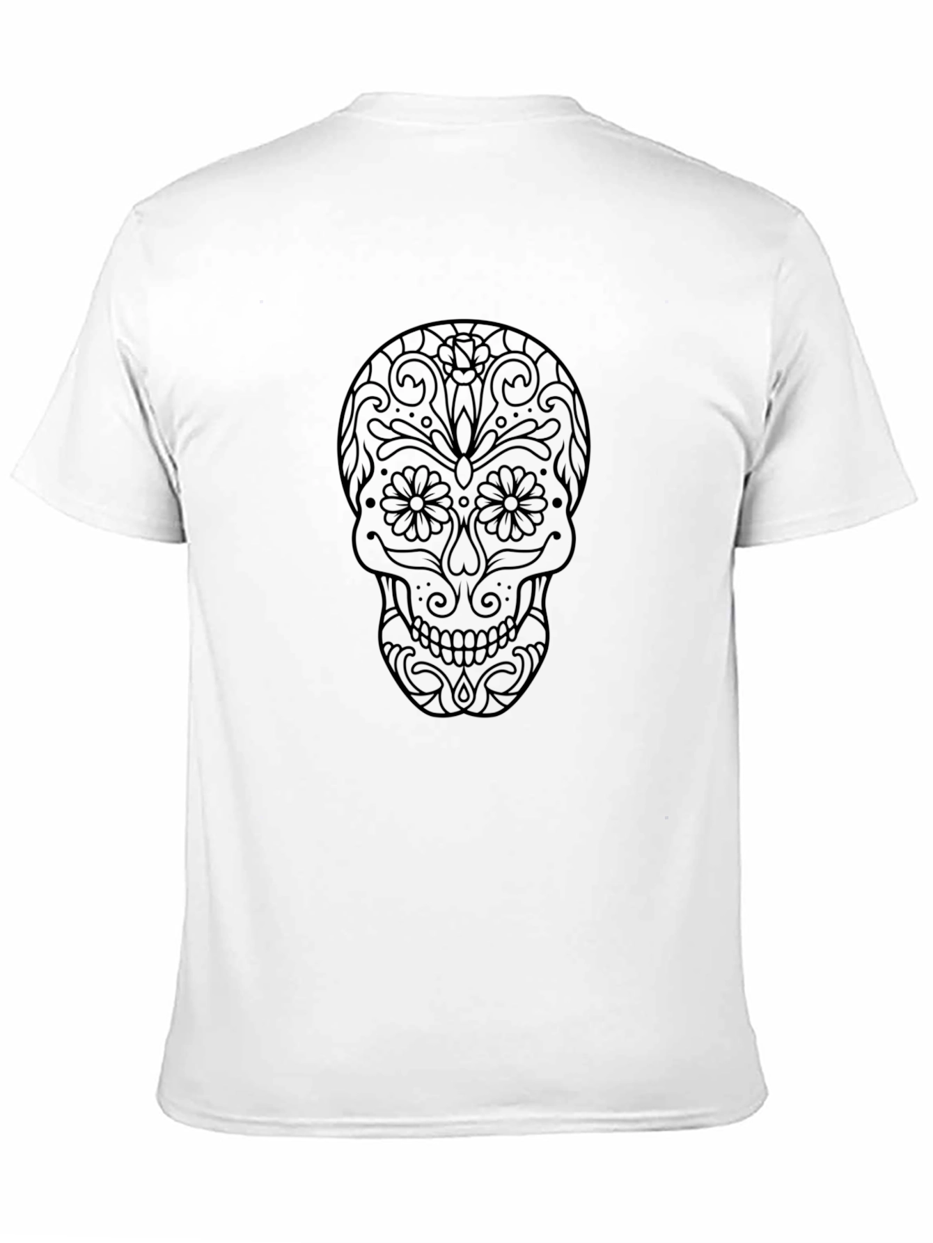 Day of the Dead Skull Graphic Tee