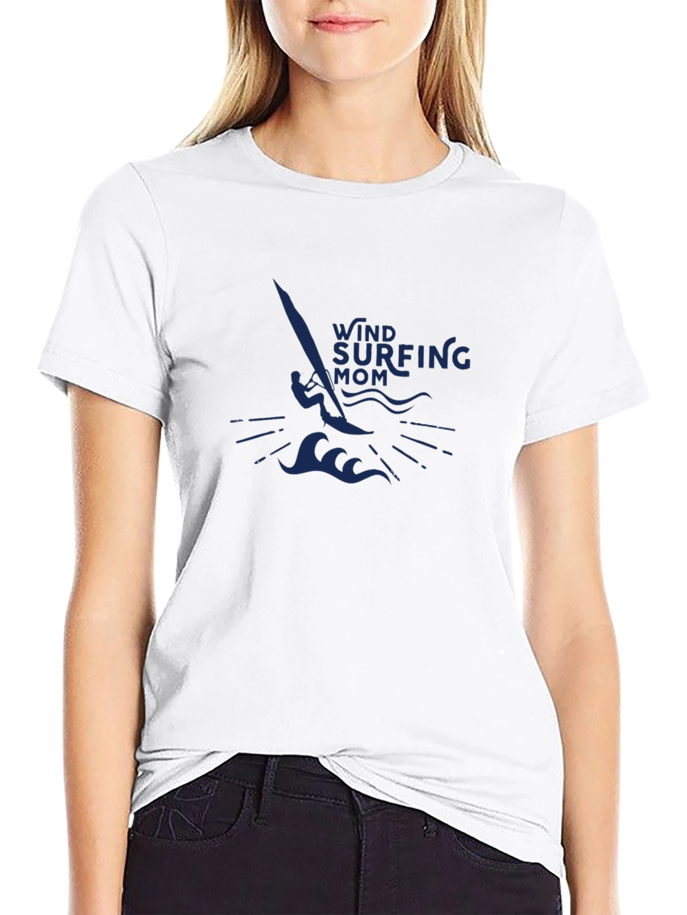 Windsurfing Mom T-Shirt - Sporty & Stylish