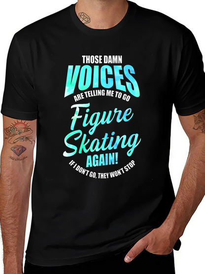 Figure Skating Voices Graphic T-Shirt