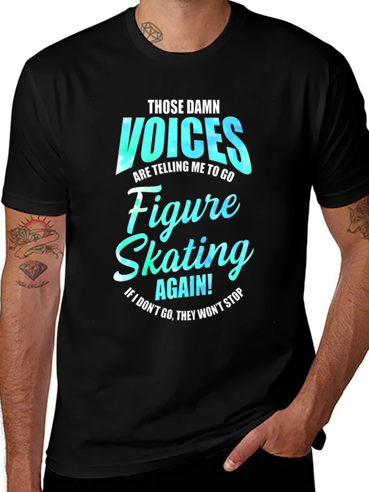 Figure Skating Voices Graphic T-Shirt
