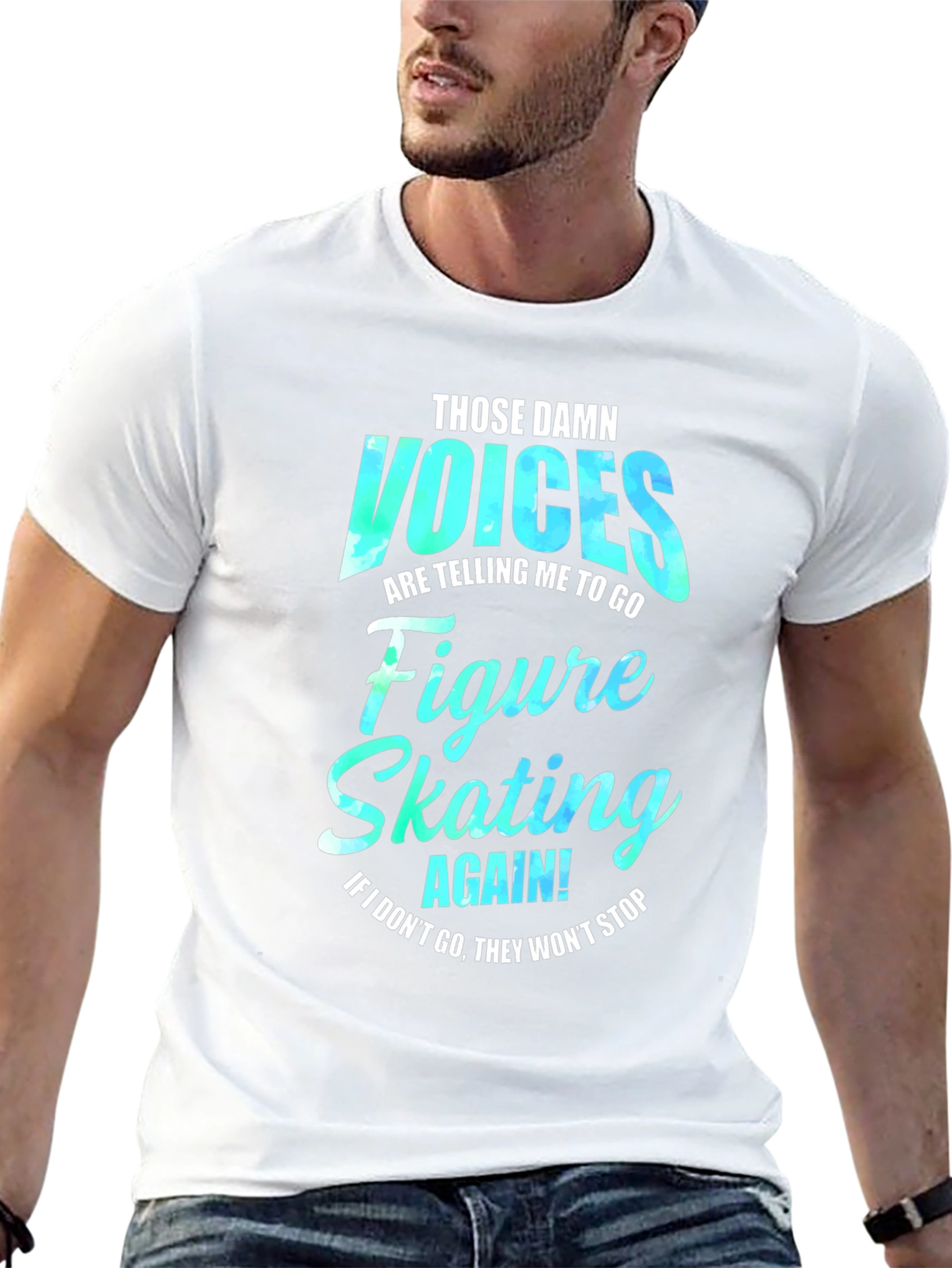 Figure Skating Voices Graphic T-Shirt