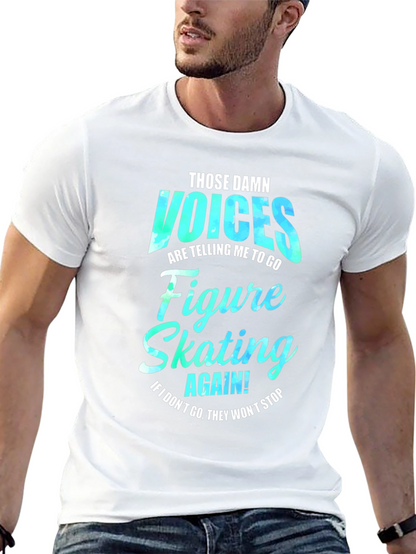 Figure Skating Voices Graphic T-Shirt