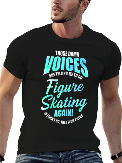 Figure Skating Voices Graphic T-Shirt