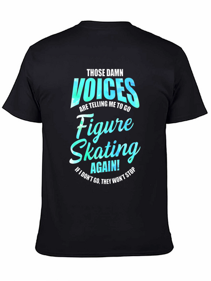 Figure Skating Voices Graphic T-Shirt