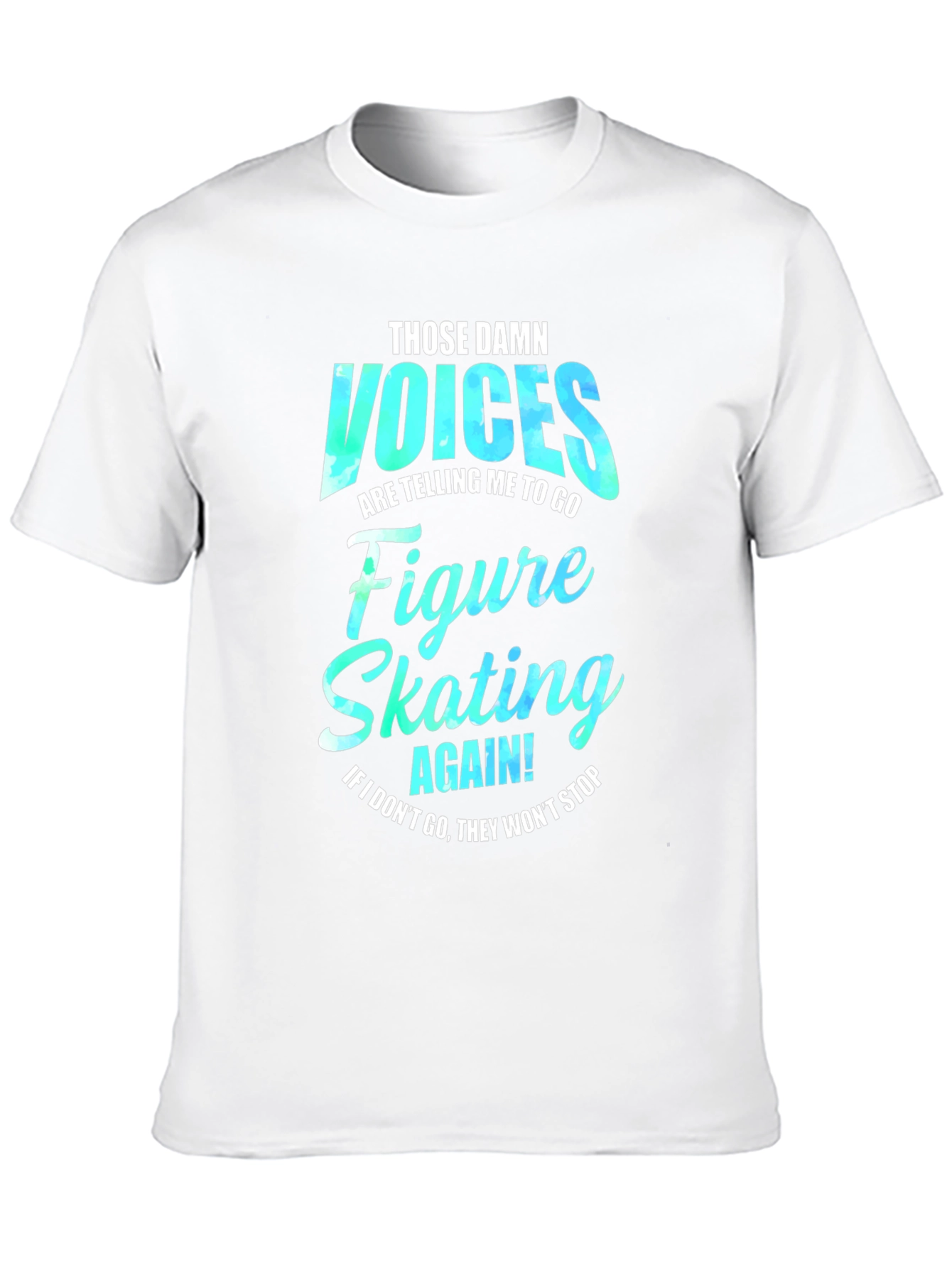 Figure Skating Voices Graphic T-Shirt