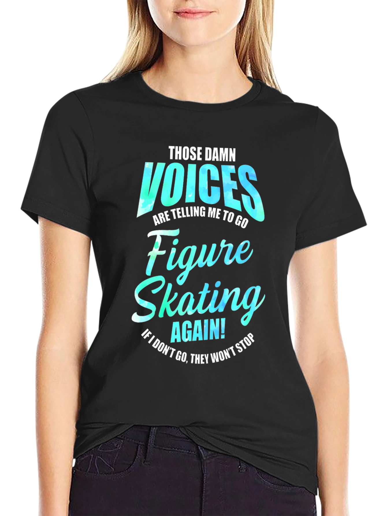 Figure Skating Voices Graphic T-Shirt