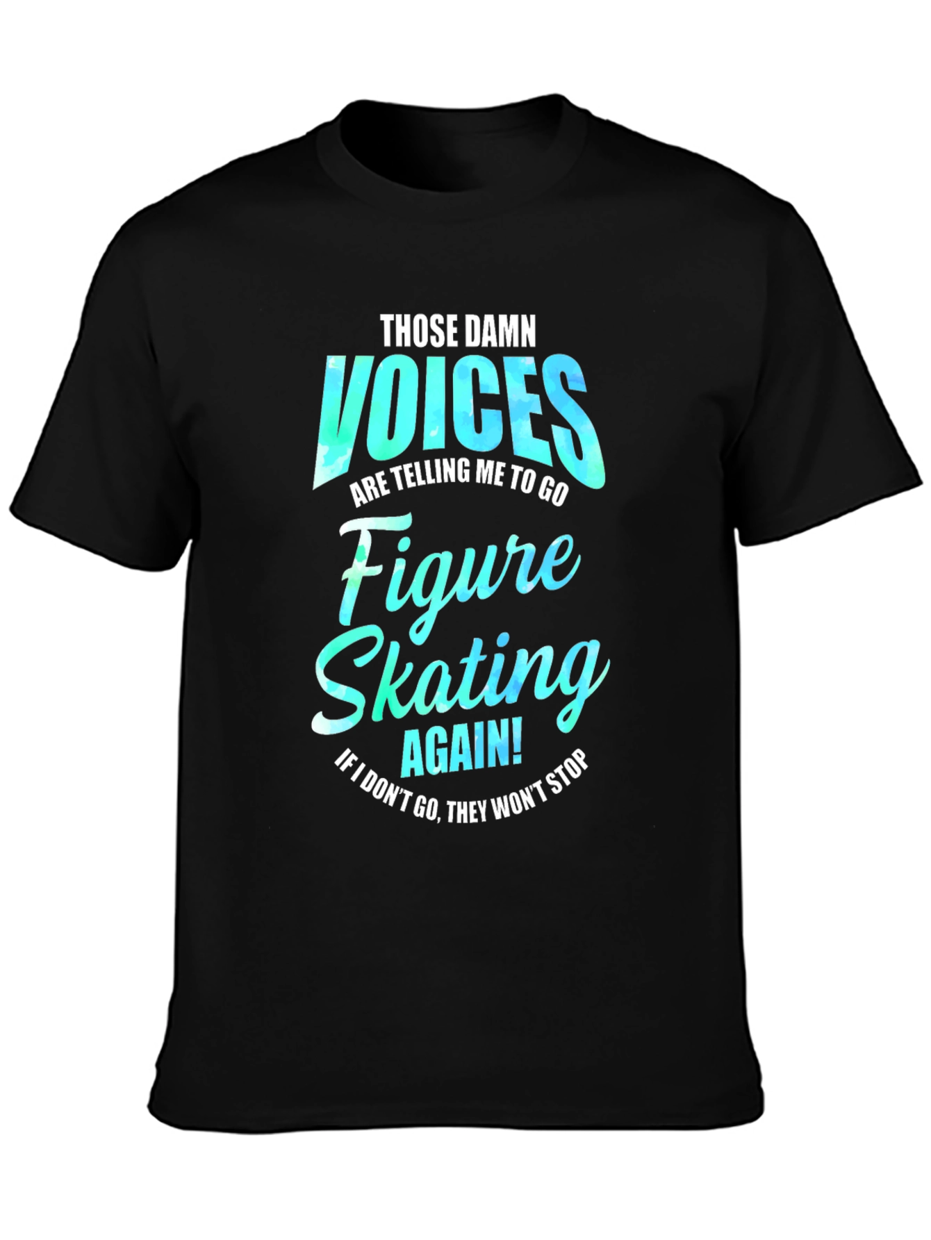 Figure Skating Voices Graphic T-Shirt
