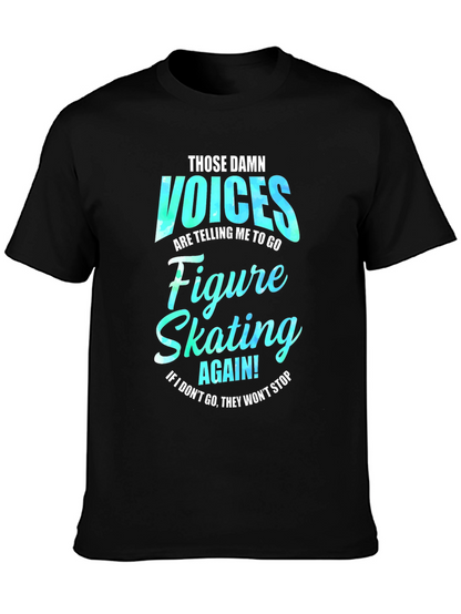 Figure Skating Voices Graphic T-Shirt