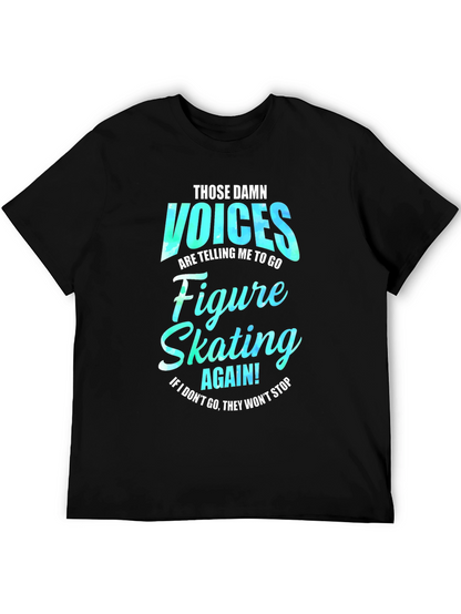 Figure Skating Voices Graphic T-Shirt