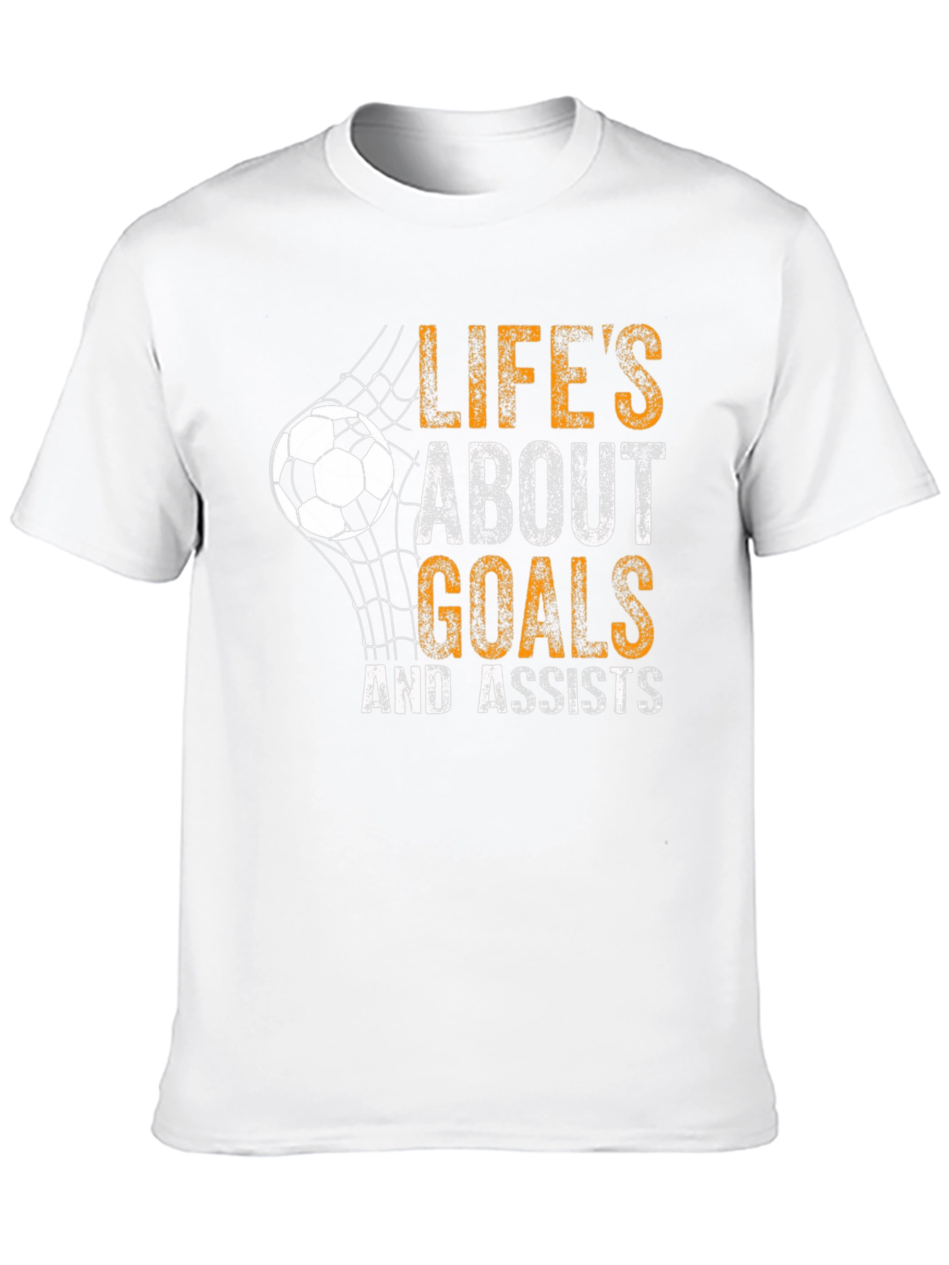 Lifes About Goals T-Shirt - Soccer Graphic Tee