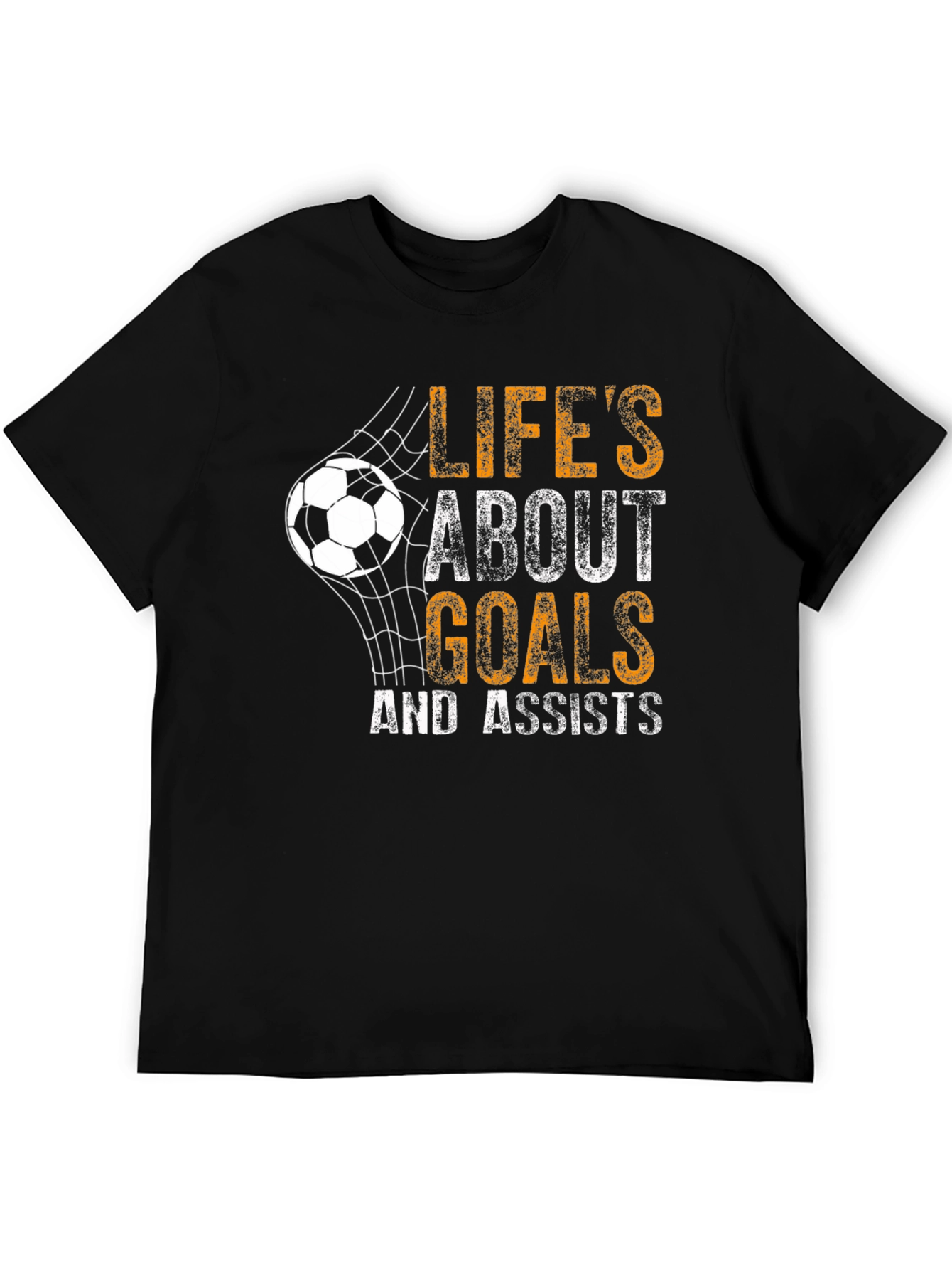 Lifes About Goals T-Shirt - Soccer Graphic Tee