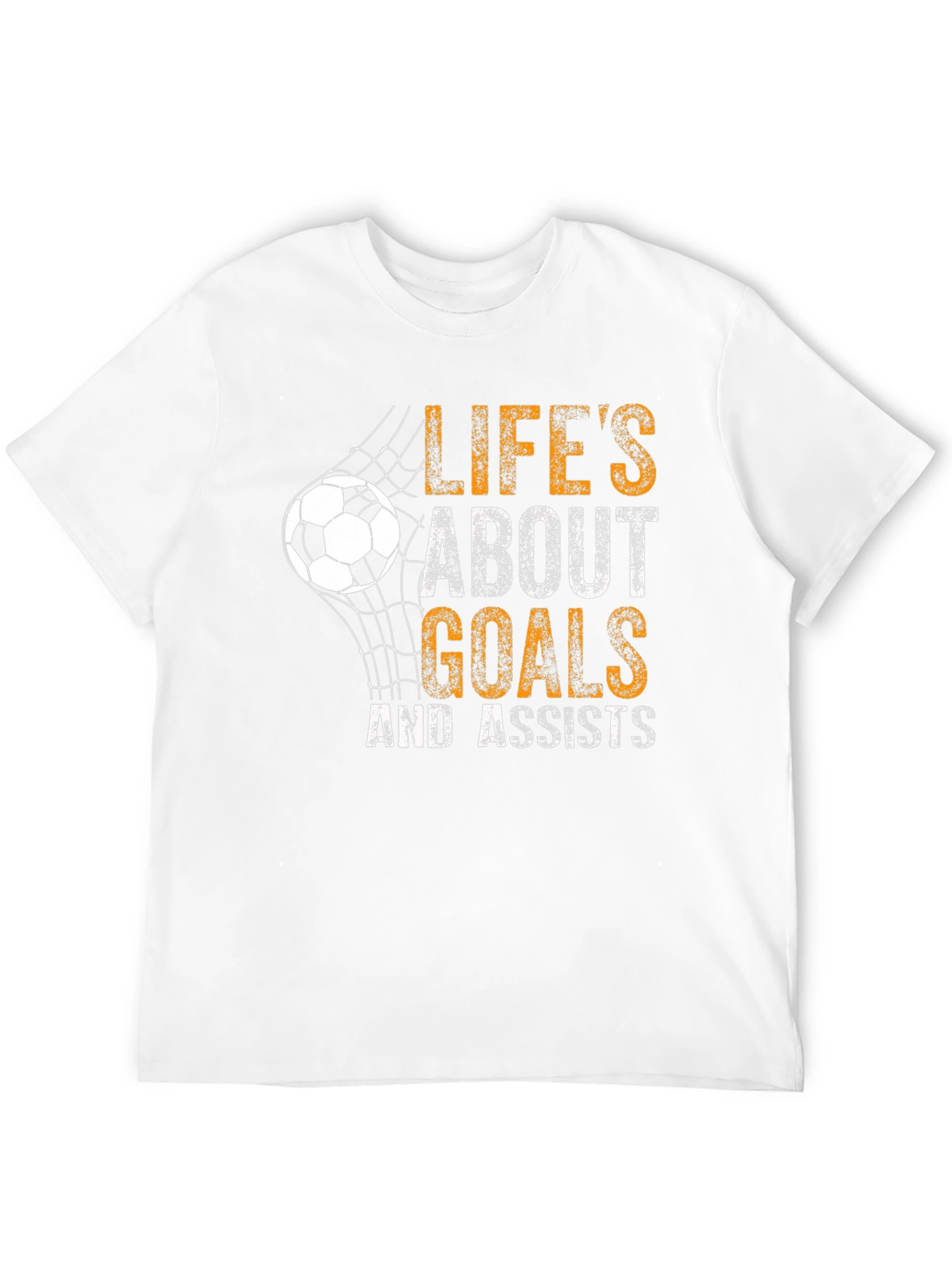 Lifes About Goals T-Shirt - Soccer Graphic Tee