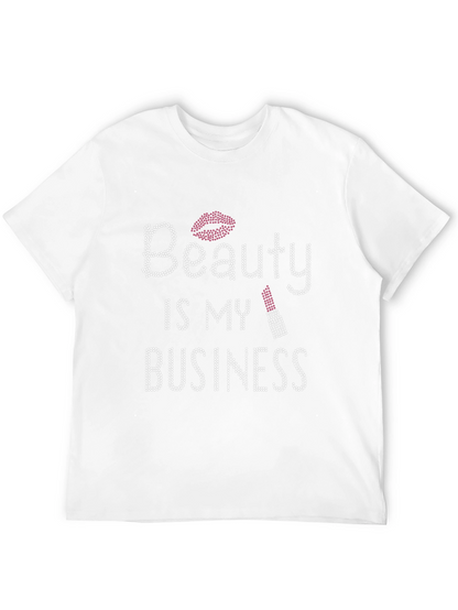 Beauty Is My Business Rhinestone T-Shirt