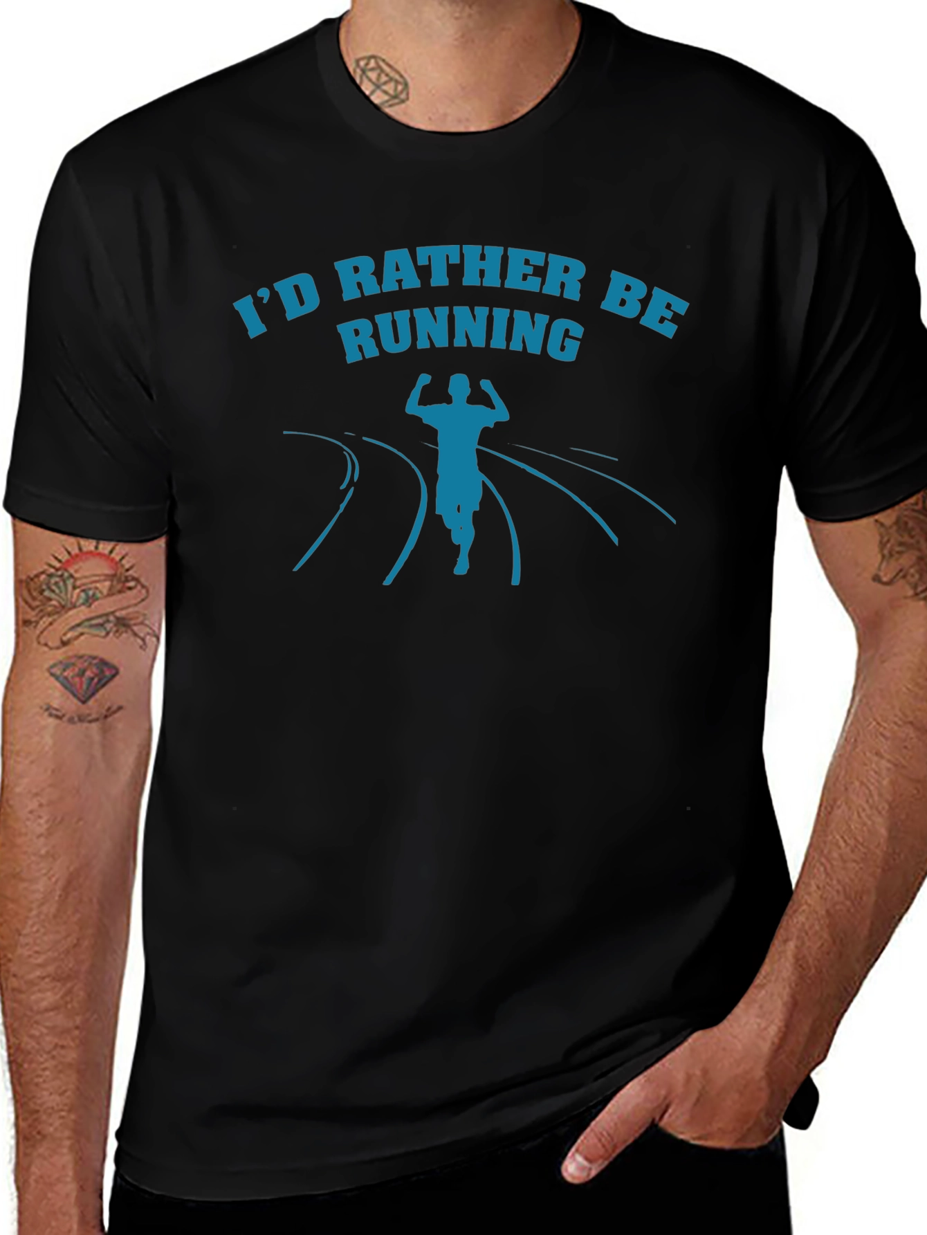 Id Rather Be Running Tee - Athletes Comfort