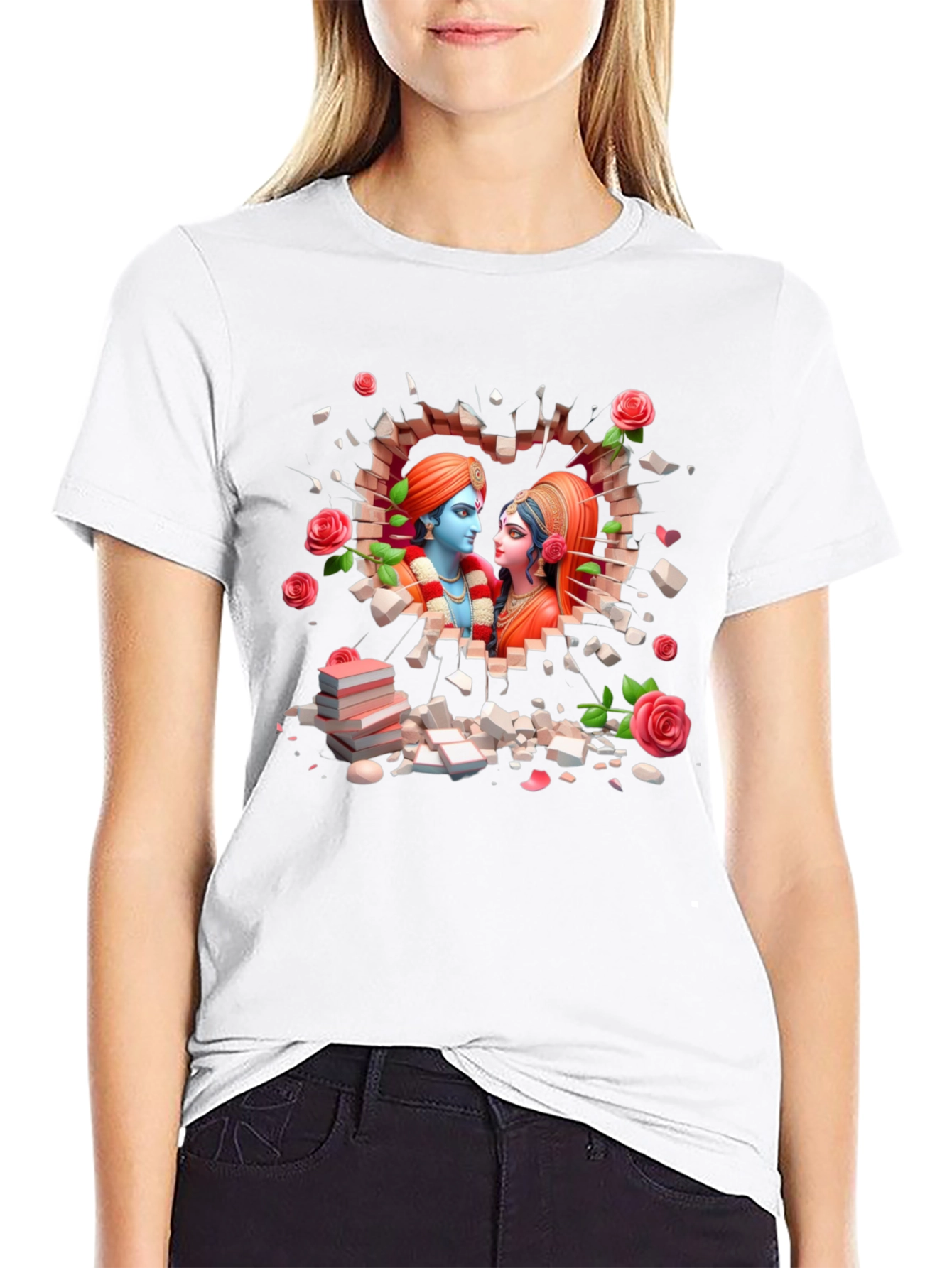 Radha Krishna Heartbreak T-Shirt